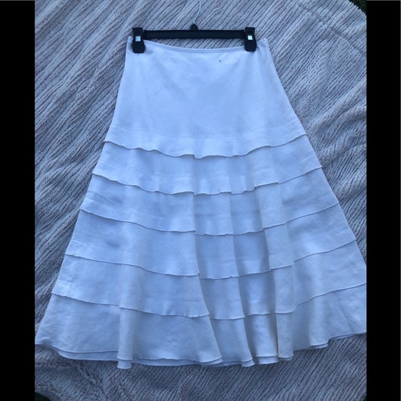 Focus 2000 Dresses & Skirts - White linen skirt by Focus <>2000